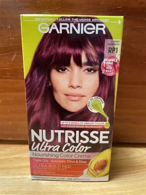 GARNIER NUTRISSE ULTRA Bold Color Creme Red Hair Cherry Flamingo RP1 Permanent * $12.97 - PicClick