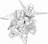 Sd Gundam Wing Coloring Pages Sketch Page sketch template