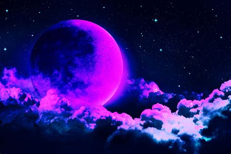 Purple Moon - Joseph R Mason - Line of Poetry