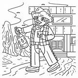 Premium Vector  Cowboy With Whiskey Coloring Page For Kids sketch template