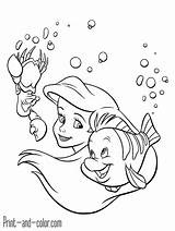 Little Mermaid 2 Coloring Pages sketch template