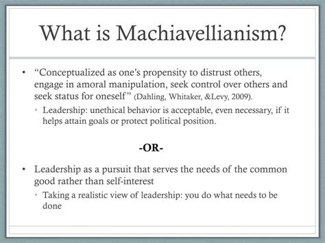 PPT - Machiavellianism PowerPoint Presentation, free download - ID:2043983