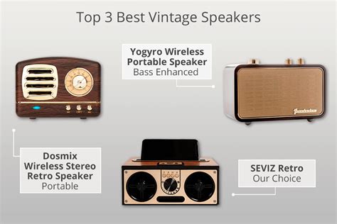 5 Best Vintage Speakers in 2024