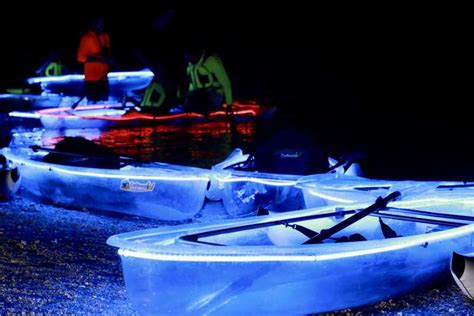 From Las Vegas: Neon Clear Kayak Night Party with Pickup | GetYourGuide