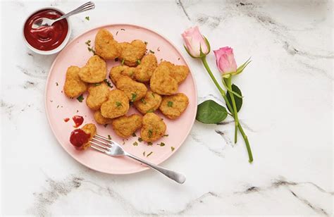 Up Your Game This Valentine's Day With Heart-Shaped Chicken Nuggets