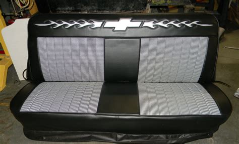 67-72 Chevrolet Truck / INLAID Funny Flame / Bench Seat Covers