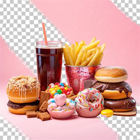 Premium PSD | Unhealthy food with excessive fat content