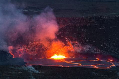 Halemaumau Crater Lava Lake Photograph by Gary Miyata - Fine Art America