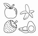 Coloring Pages Fruit sketch template