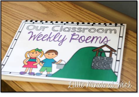 Freebie Kindergarten Weekly Poems - Little Minds at Work Kindergarten Poetry, Beginning Of ...