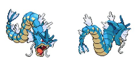 Pokemon Gyarados Pixel Animated Cursor - Sweezy Custom Cursors