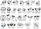 Alphabet Lore coloring Pages A To z – Artofit sketch template