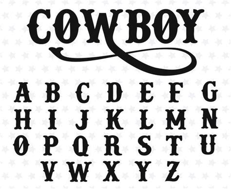 Western Font Svg Cowboy Font Svg Western Alphabet Letters Svg Etsy | Sexiz Pix