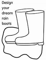Rainboots coloring By Watkins Wacky Worksheets  TpT sketch template
