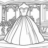 Prom Night Glamorous Dress Coloring Page 62963 49819 sketch template