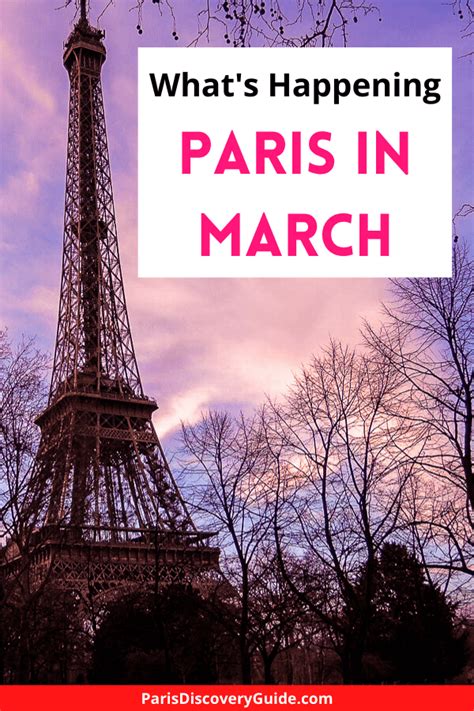 Paris Events March 2021 - Things to Do - Paris Discovery Guide