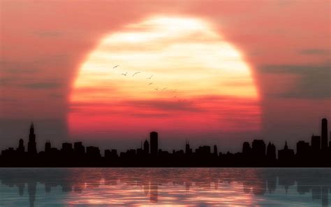 Sunset City Wallpapers - Top Free Sunset City Backgrounds - WallpaperAccess