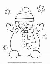 Snowman And Coloring Pages sketch template