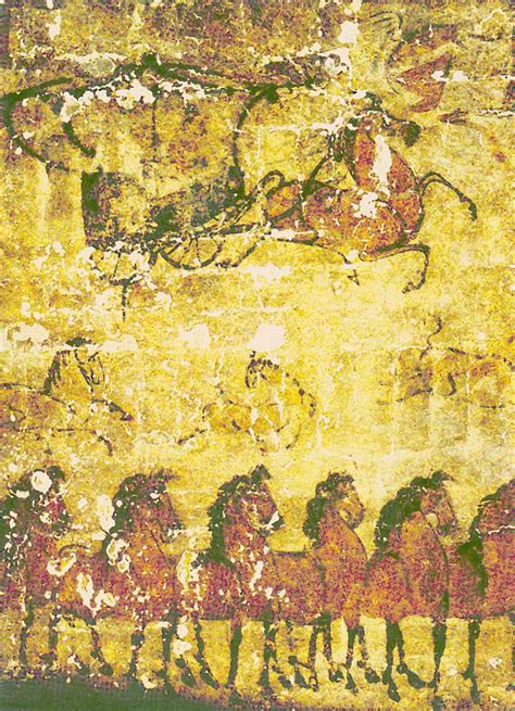 File:Han Tomb Mural, Horses and Carts.jpg - Wikimedia Commons