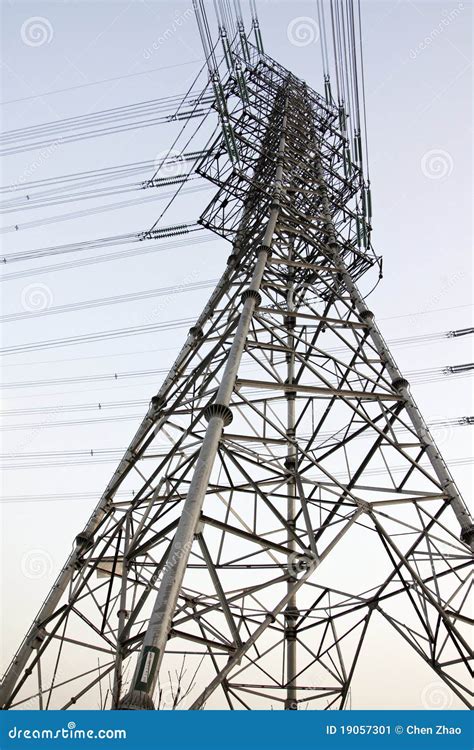 Power Lines and Electric Pylons Stock Image - Image of supply, electricity: 19057301