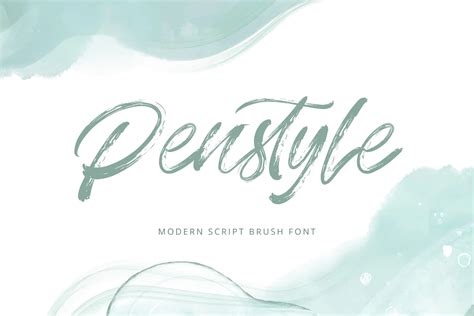 Penstyle Script Brush Font - Font Kong