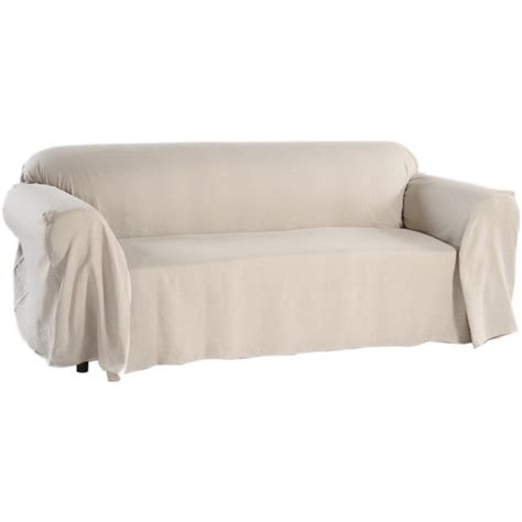 Shop Washed Linen Sofa Slipcover Throw - Free Shipping Today - Overstock.com - 9490910