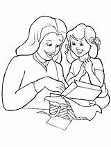 Mother And Daughter coloring pages To Download Print For Free sketch template