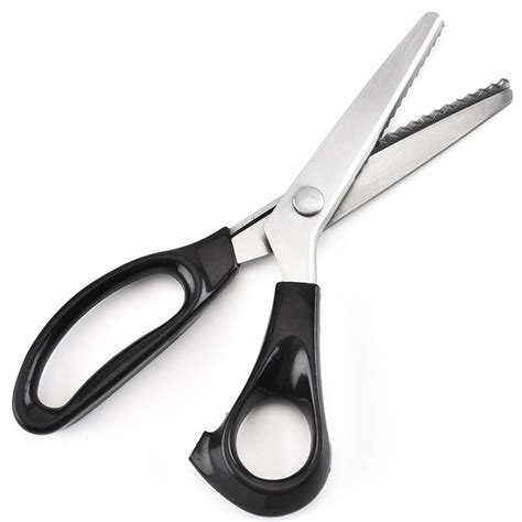 Pinking Shears, Cloth Stainless Steel Pro Tailor Sew Dressmaking Pinking Scissors Shears Tool ...