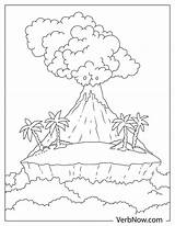 Free VOLCANO Coloring Pages For Download Printable PDF sketch template