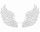 Wonderful Angel Wings Coloring Page  Free Printable Pages For sketch template