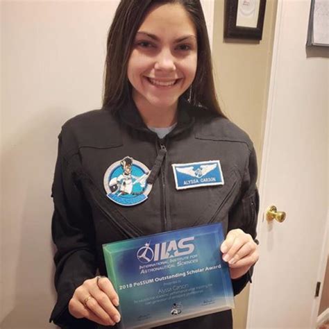 Alyssa Carson, 18. NASA’s youngest astronaut-in-training. She’ll be one of the first people to ...