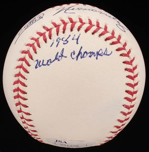 Willie Hernandez Signed OML Baseball Inscribed "1984 World Champs" (JSA ...