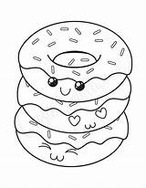 9 Adorable Donut Coloring Pages  Cassie Smallwood sketch template