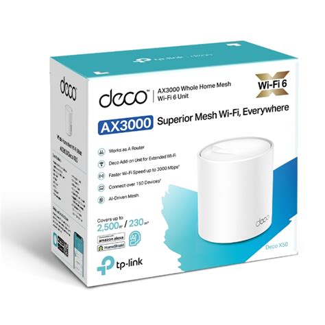 Deco X50 | AX3000 Whole Home Mesh WiFi 6 Unit | TP-Link Philippines