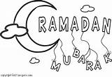 Ramadan Mubarak Coloring Pages sketch template