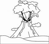 Volcano Coloring Pages For Kids Add Fun And Education To Your Childs  sketch template