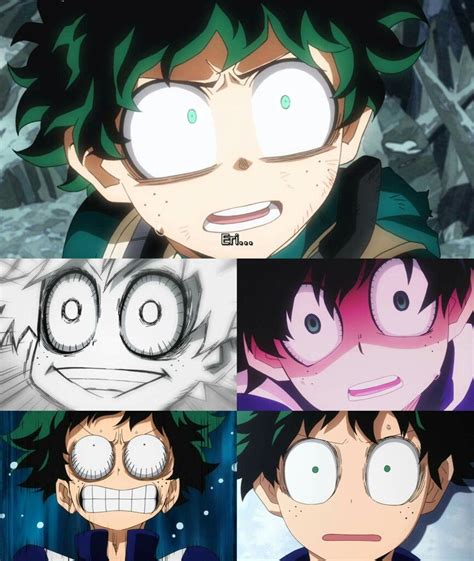 Deku's eyes just keep getting bigger and bigger every season 😲 ...