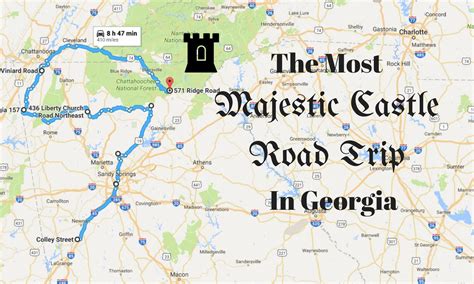 The Castle Road Trip Through Georgia Is Like Something From A Fairytale