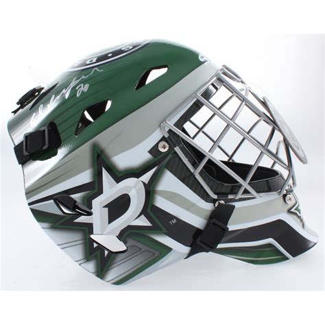 Ed Belfour Signed Stars Full-Size Hockey Goalie Mask (Schwartz COA ...