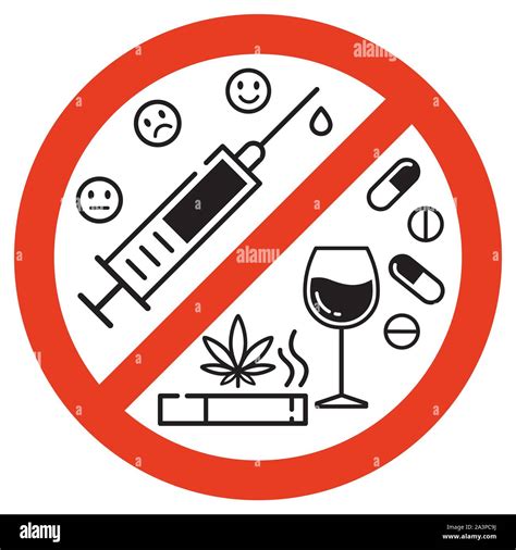 No smoking no alcohol no drugs hi-res stock photography and images - Alamy