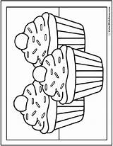40  Cupcake Coloring Pages Customize PDF Printables sketch template