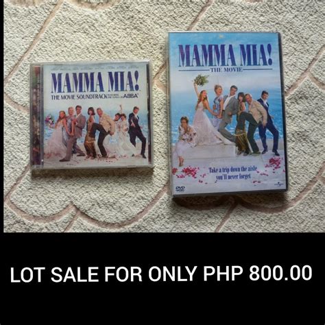 Mamma Mia (Soundtrack and DVD), Hobbies & Toys, Music & Media, CDs & DVDs on Carousell