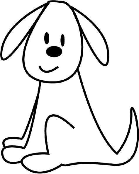 Easy Dog Drawings - ClipArt Best