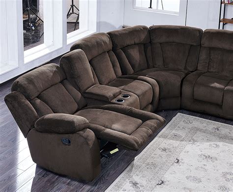 U9867 Modular Reclining Sectional (Brown) Global Furniture | Furniture Cart