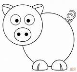 Cochon Colorir Porco Pigs Animaux Everfreecoloring Coloriages  sketch template