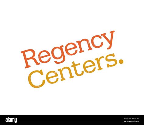 Regency Centers, Rotated Logo, White Background Stock Photo - Alamy