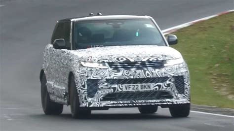 2024 Land Rover Range Rover Sport SVR Spied With Less Camo Than Before