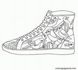 Shoe Coloring Pages Printable For Free Download sketch template
