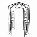 Gazebo Coloring Pages sketch template