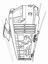 Tram coloring Pages sketch template